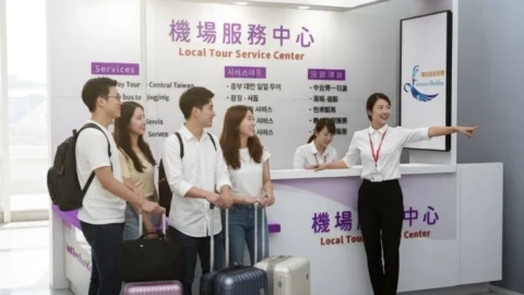 【합승】 타이중 공항 ↔ 타이중 시내 픽업샌딩 서비스 :: 대만/타이중