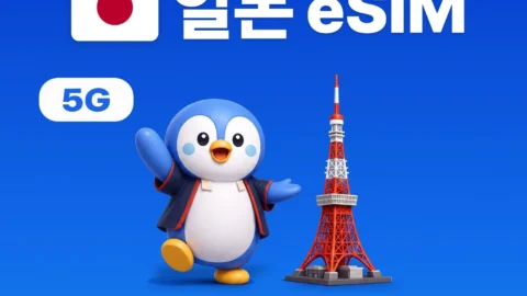 일본 전지역 도쿄 오사카 후쿠오카 eSIM e심 데이터