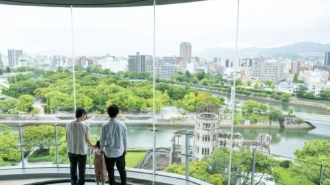 [즉시확정] 히로시마 오리즈루 타워 전망대 (원폭돔 조망, 종이학 체험 포함)