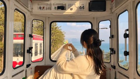 [부산시내 호텔 픽업] 글로벌 여행자와 함께 영어로 진행되는 소규모 부산 스카이캡슐 투어